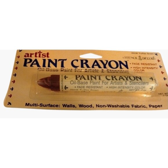 Artist Paint Crayon Truffles Brown Oil Base Artists Stenciler 26538 - Picture 3 of 8